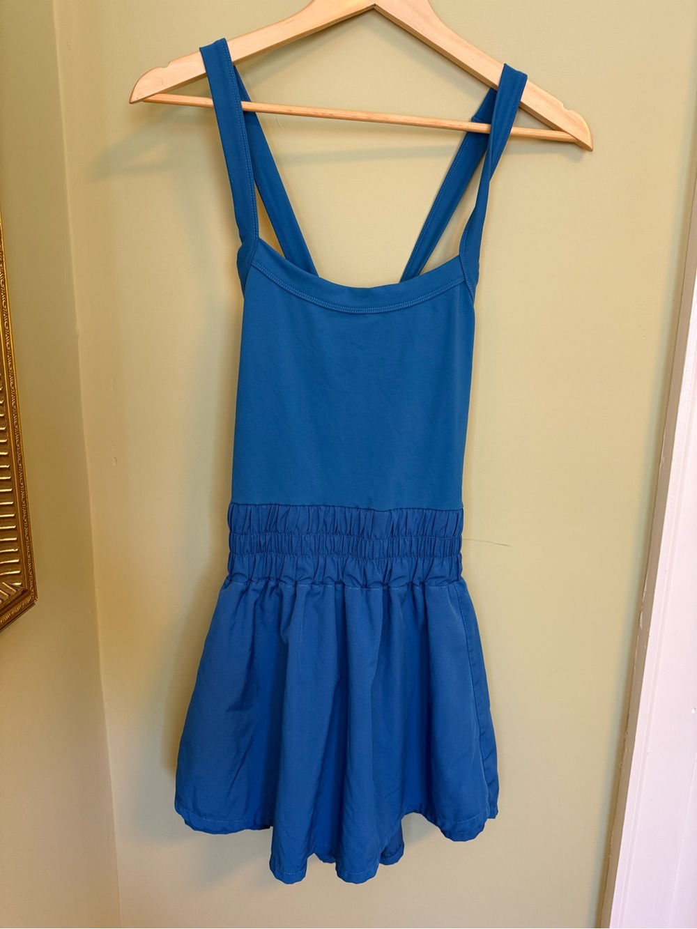 Royal Blue Active Dress with Smocked Waist